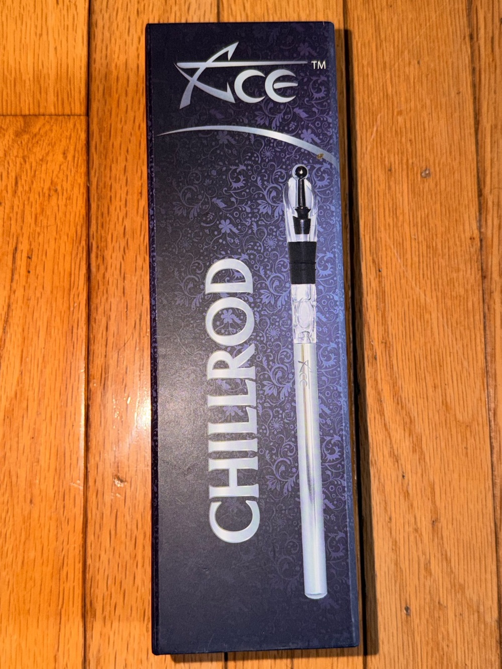 New Stainless Steel Wine bottle Chill Rod by Ace keep wine cold aerator